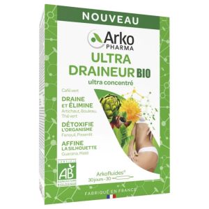 Arkofluides Ultra Draineur Bio 30 Ampoules