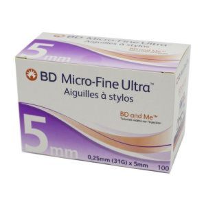 Bd Microfine Aig+ 0,25x5mm 100
