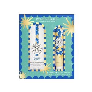 Coffret Vanille Soleil Eau Parfumée Bienfaisante 30 ml + Crème Mains Bienfaisante 30 ml Offert