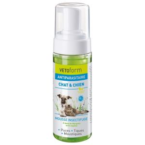 Vetoform mousse insectifuge chat & chien 150 ml