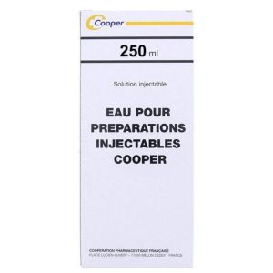 Eau pour préparation injectable 250ml