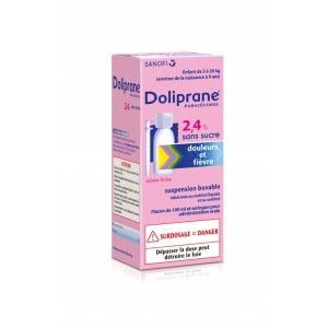 Doliprane suspension sans sucre 100ml