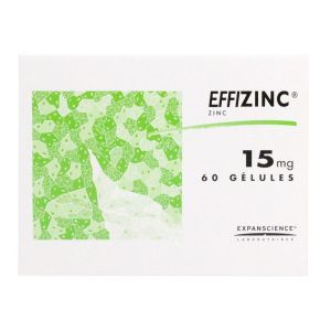 Effizinc 15mg - 60 gélules