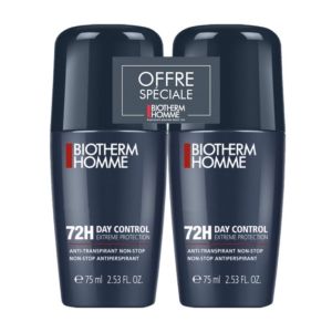 Day Control Extrême Protection Anti-Transpirant Non-Stop 72H Roll-On Lot de 2 x 75 ml