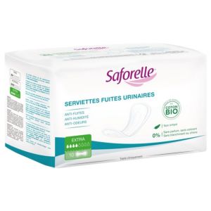 10 Serviettes Fuites Urinaires Extra