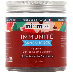 Immunité sans sucres Gummies x42