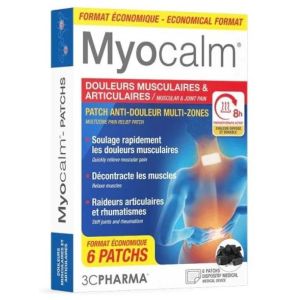 Myocalm patch anti-douleur multi-zones 6 patchs
