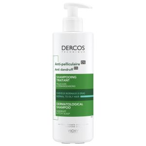 Dercos Shampooing Anti-pellicule Cheveux normaux à Gras - 390ml