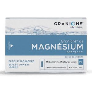 Granions de Magnésium 30 ampoules