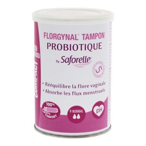 Florgynal avec probiotiques - normal 9 tampons avec applicateur