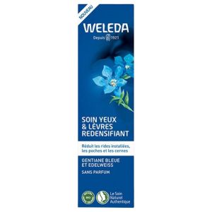 Soin Yeux & Lèvres Redensifiant Gentiane Bleue et Edelweiss 10 ml