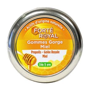 Gommes gorge propolis gelée royale miel 45g