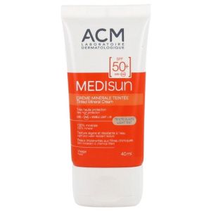 Medisun Crème Minérale Teintée SPF50+ Teinte Claire 40 ml