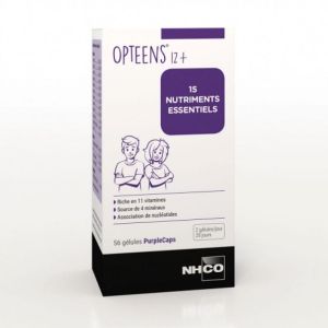 Opteens 12+ - 15 Nutriments Essentiels - 56 Gélules
