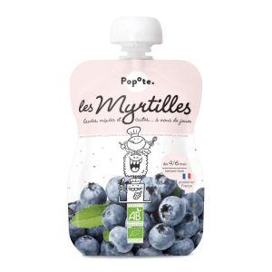 Gourde Myrtille bio dès 4 mois 120 g