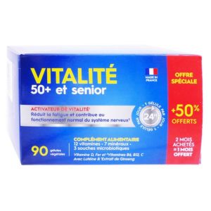 Vitalité 50+ et Sénior 90 gélules