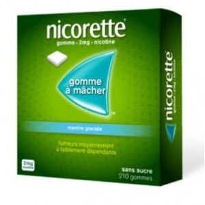 Nicorette 2mg Menthe Glaciale - 210 gommes