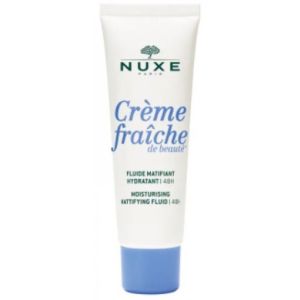 Crème Fraîche de beauté - Fluide Matifiant Hydratant 48h - 50ml