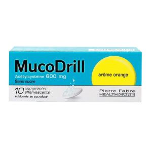Mucodrill 600 mg 10 comprimés