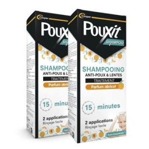 Pouxit Shamp Abricot 2X200Ml -25/2E