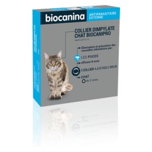 Biocanipro collier chat anti-puces