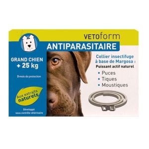 Collier insectifuge grand chien +25kg