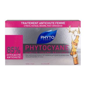 Phytocyane traitement anti-chute femme 12x7,5ml