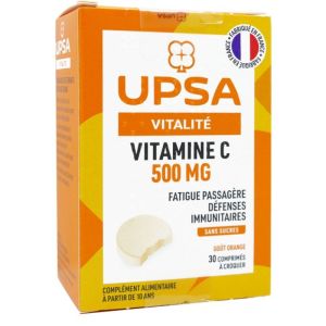 Vitamine C 500 mg - 30 comprimés à croquer