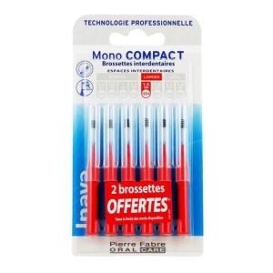 Mono Compact Brossettes interdentaires 4-2 Rouge