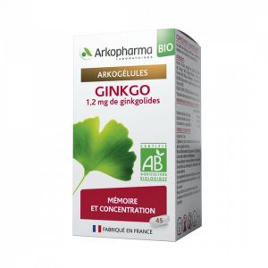Arkogélules - Ginkgo BIO - 45 gélules