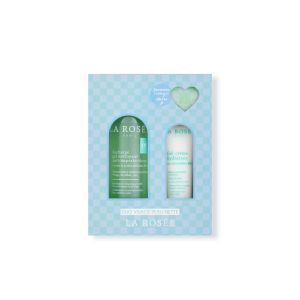 La Rosée Coffret Anti-Imperfections – Gel Nettoyant 400 ml + Gel-Crème Hydratant 60 ml + Serviette