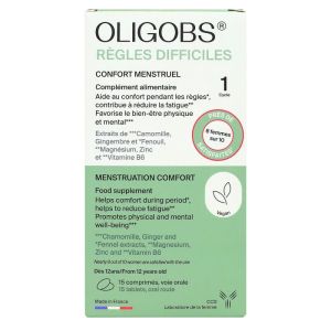 Oligobs règles difficiles confort menstruel cycle 115 comprimés
