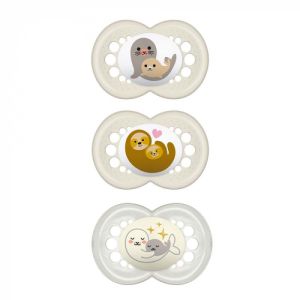 Sucettes Symétriques Silicone Original 18 mois et plus x3