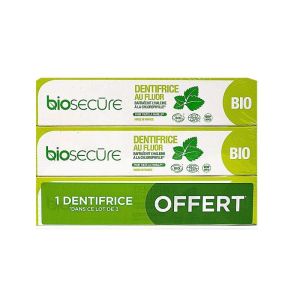 Dentifrice au fluor chlorophylle 3x75ml