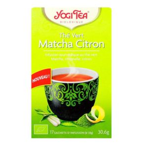 17 Sachets d'infusion thé vert Matcha citron