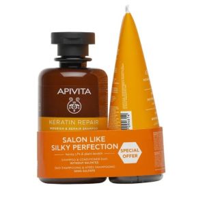 Coffret de réparation shampooing + après shampooing kératine