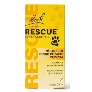 Rescue Pets Fleurs de Bach Animaux de Compagnie 20 ml