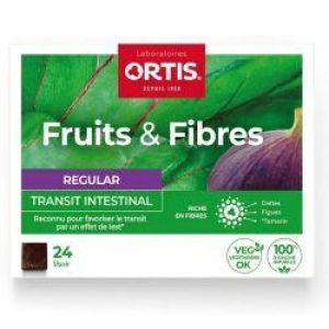 Fruits & Fibres Regular 24 Cubes à Mâcher