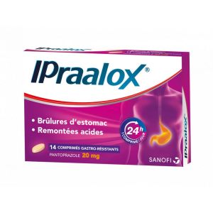 Ipraalox pantoprazole 20mg 14 comprimés