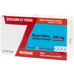 Ibuprofene 400mg - 15 comprimés