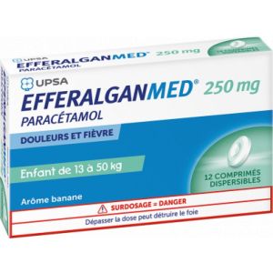 EFFERALGANMED - Douleurs et Fièvre - 250mg