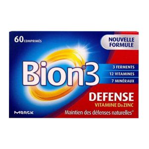 Bion 3 adultes activateur de santé 60 comprimés