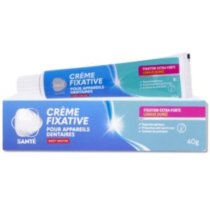 Crème fixative appareils dentaires goût neutre 40 g