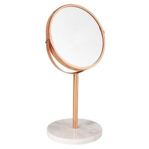 Miroir sur Pied Doré Rose & marbre x7