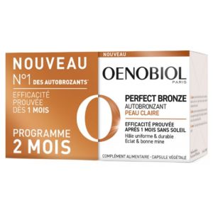 Perfect Bronze Autobronzant Peau Claire Lot de 2 x 30 Capsules