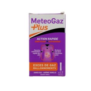 MeteoGaz Plus  Anti-Ballonnements 12 sticks