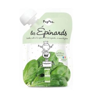 Gourde Épinards bio dès 4/6 mois 120 g