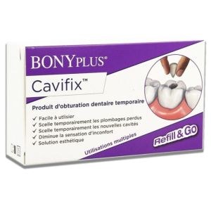 Cavifix Kit complet d'obturation dentaire temporaire