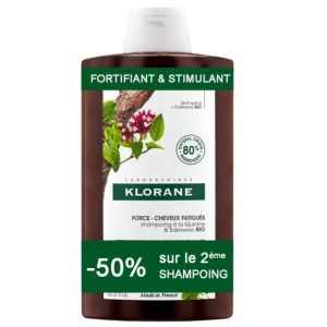 Shampooing à la Quinine Bio - 2 x 400 ml