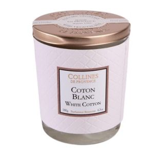 Bougie Parfumée Coton Blanc - 180g